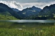 Der Schwarzsee im Kanton Fribourg Der Schwarzsee im Kanton Fribourg